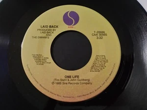 Laid Back – One Life / It's The Way You UNPLAYED Original Sire 45RPM Record 1985 - Picture 1 of 2