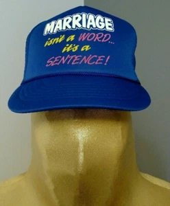 Scheidung Gag Geschenk Vintage Trucker Cap "EHE ist kein WORT...es ist ein SATZ!" - Bild 1 von 3