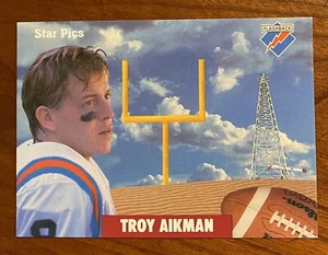 1991 Star Pics Football Flashback TROY AIKMAN #50 UCLA HOF Cowboys - Bild 1 von 2