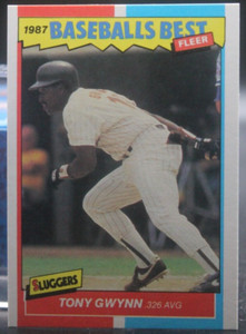 Tony Gwynn (Padres/HOF) - 1987 Fleer Baseball's Best #17