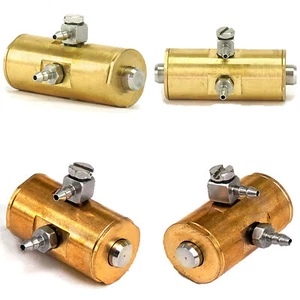 Cilindro hidráulico de latón para excavadora pesada 1/14 brazo robótico modelo accesorios - Imagen 1 de 11