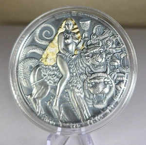 2022 Cameroon High Relief 3oz Silver Coin Apocalypse "The Whore of Babylon" - Picture 1 of 10