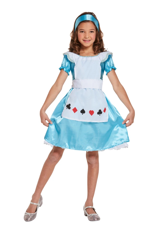 Children's Alice Fancy Dress Costume Ages 10-12 Years Large - Photo 1/1