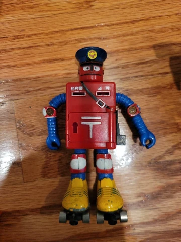 Chogokin Popy Bandai GB-64 1981 8 chan Post Postal Robot Roller Skates 80's Cover