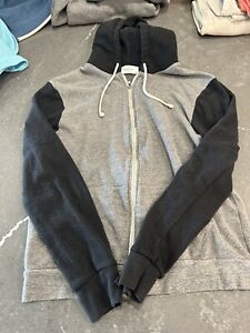 Soul Cycle Women's XL Gray Black   Zip Front Hoodie Sweatshirt Extra Large