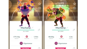 💪Gigantamax Machamp (Gigadynamax Machomei) Pokemon GO💪 Exchange or PTC - Picture 1 of 6