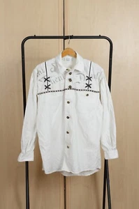 Spieth Wensky Langarmhemd Leinen Baumwolle Knöpfe Größe M - Bild 1 von 8