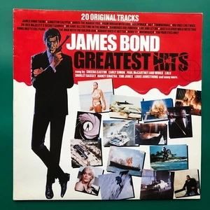 JAMES BOND 007 Greatest Hits Film Soundtrack LP Goldfinger Dr No Moonraker OHMSS - Picture 1 of 24