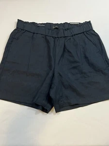 Talbots Damen Gr. X Leinen Nantucket Pull-On 6" Schrittlänge Paperbag Shorts - Bild 1 von 8