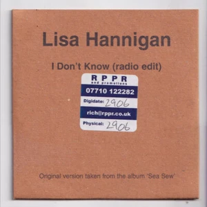 (LJ81) Lisa Hannigan, I Don't Know - 2009 DJ CD - Bild 1 von 2
