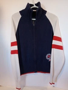 Route 66 Original Clothing Women XL Cardigan Sweater Full Zip 1776 America Patch - Picture 1 of 8