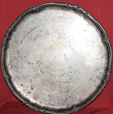 Antique Large Silverplated Serving Tray Platter • 283.92$