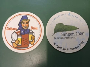 ALT & SELTEN: Bierdeckel Sonderdeckel Brauerei Rothaus - Bild 1 von 1