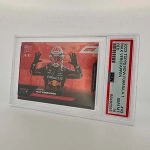 PSA 10 - /99 - Max Verstappen #43 - Red - 2023 Topps Now F1 - Picture 1 of 4