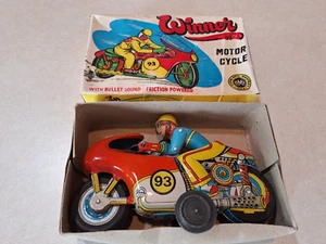 Oriental Metal Industries: Blech Motorrad Sieger #93: mit Originalkarton: 1973 - Bild 1 von 16
