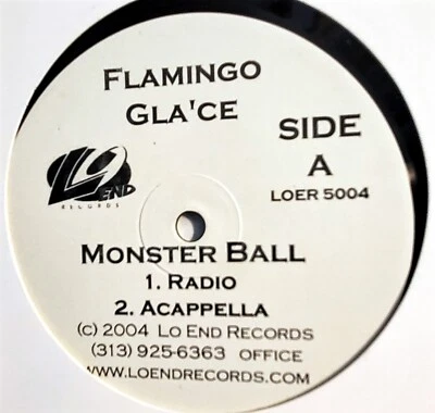 Flamingo Gla'ce–Monster Ball 12" Single (Promo), 2004 Lo End NM! - Image 1 of 2