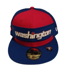 Washington Wizards City Edition Fitted Hat Cap Men's Size 7 1/8 New Era 59Fifty - Picture 1 of 6