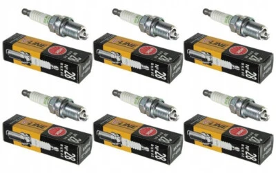 6x Zündkerzen V-Line von NGK passt für BMW 5 e60 520i M54 Bj. 2003-2005 - Bild 1 von 4