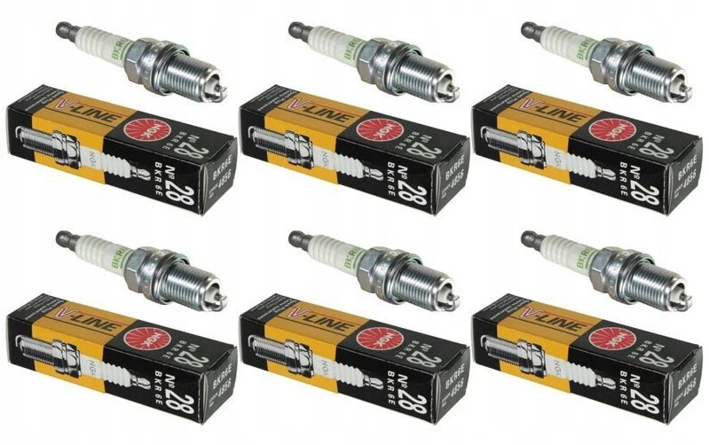 6x Zündkerzen V-Line von NGK passt für BMW 5 e39 520 / 523 / 525 / 528 / 530 - Bild 1 von 4