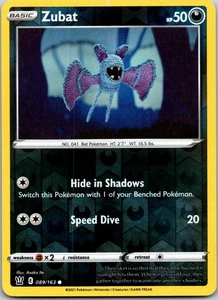 Zubat 089/163 - SWSH05: Battle Styles Reverse Holo| Mix&Match - Imagen 1 de 2