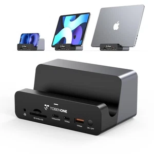 TobenONE 18-in-2 MacBook Docking Station Dual Monitor 4K@60Hz, 150 Power Adap... - Photo 1/9