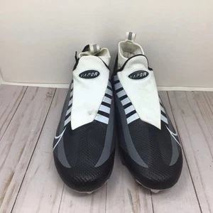 Nike Vapor Edge Pro 360 Ghost Lace Gray Black Men’s Football Cleat Size 10.5 - Picture 1 of 6