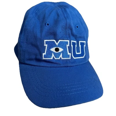Disney Pixar Monstruos Universidad MU Sombrero Niño Jóvenes Mike Wazowski Gorra Azul Foto 1 de 4