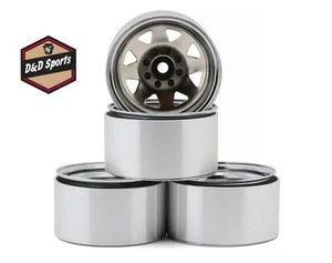 RC4WD Z-W0079 - 8 Lug Deep Dish Wagon 1.9" Steel Beadlock Wheels (Chrome) (4) - Picture 1 of 3