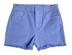 Pantalones Cortos LOFT Made and Loved Denim Periwinkle Para Mujer Talla 25/0 Dobladillo Crudo Deshilachado - Imagen 1 de 4