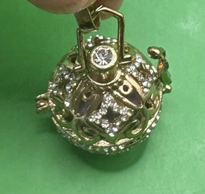 Gold Fabreges Ei Halskette. Vermeil . Neu  - Bild 1 von 7