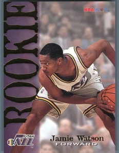 1994-95 Hoops Utah Jazz Jamie Watson #377 Rookie - Picture 1 of 2