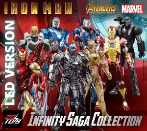 Iron Man Marvel Action Figuren Maßstab 1:10 Avengers Infinity Saga LED VERSION - Bild 1 von 31