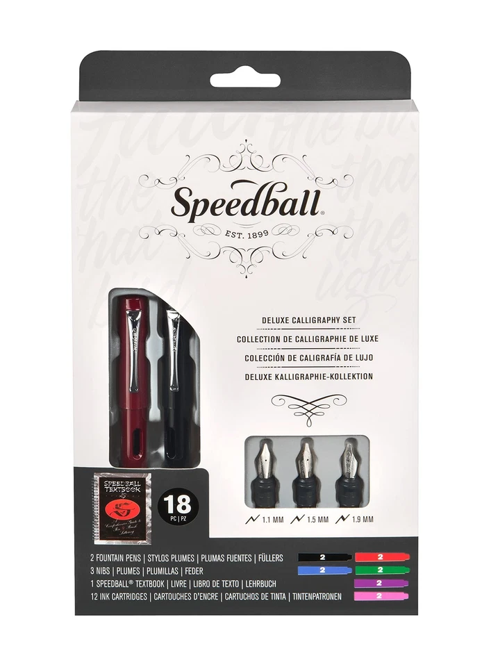 Speedball Art Products Sp002904 Calligraphy Fountain Pen Deluxe Set