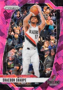 2024-25 Panini Prizm #144 Shaedon Sharpe Prizms Pink Ice - Imagen 1 de 2