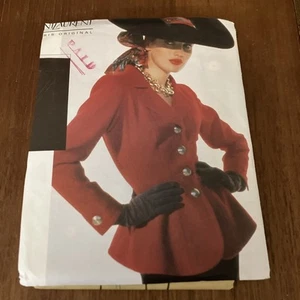 Vogue Paris originale modello Yves Saint Laurent 1994 donna taglia 8-10-12 non tagliato - Foto 1 di 4