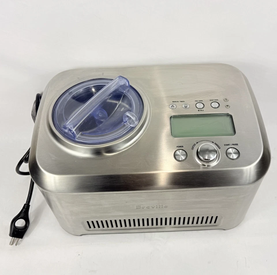 Heladera Breville BCI600XL/B de acero inoxidable ideal sin paleta sin cubo Foto 1 de 4