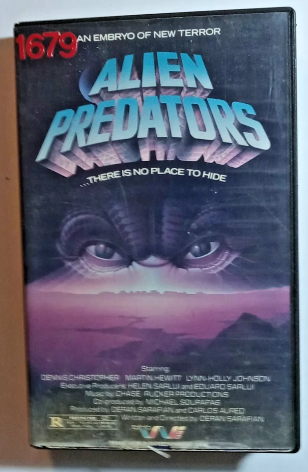 Alien Predators (1986 VHS) Dennis Christopher Cult Sci-Fi Classic RARE - Image 1 of 1