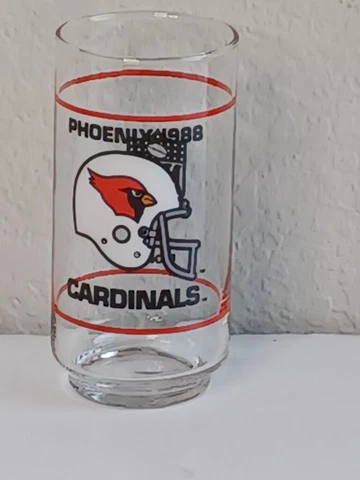 Vintage NFL Phoenix 1988 Cardinals Helmet Design Glass Mobil ~ Preowned Cover