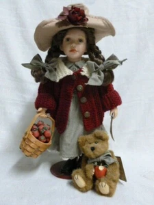 1999 Boyds Bear Yesterdays Child Candice Macintosh reunión manzanas muñeca 4923 - Imagen 1 de 7