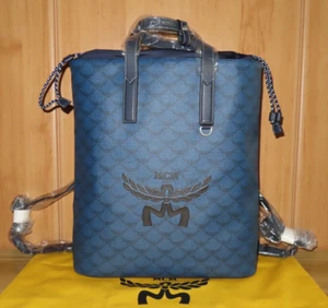 MCM Tasche, Rucksack Himmel, Lauretos Monogramm, Aktuell - Bild 1 von 12