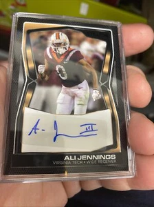 2024 Pulse Stratos Football Ali Jennings RC Black Auto 03/15 Virginia Tech - Bild 1 von 4