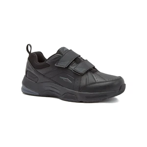 Avia Men's Quickstep Strap Wide Width Walking Shoes memory foam footbed, Black - Picture 1 of 5