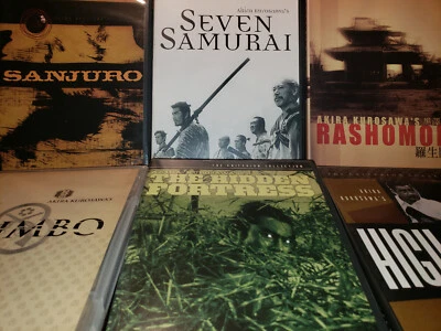 Kurosawa Criterion Collection ~ 6 Films + 6 Guidebooks ~ Seven Samurai, Rashomon - Image 1 of 4