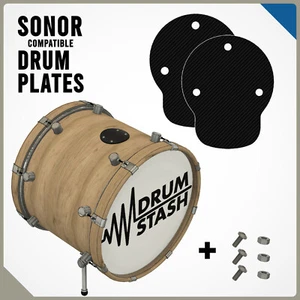 Sonor Force (3005) Schlagzeug 3D gedruckt Bass Masking Platte Set, Farboptionen - Bild 1 von 11