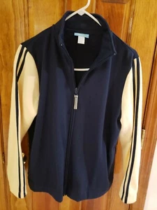 Jennifer Moore Zippered 2 Pocket Activeware Jacket - Picture 1 of 6