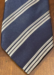 Kenneth Roberts Platinum Blue Gray 100% Silk Men’s Neck Tie Made In China - Picture 1 of 8