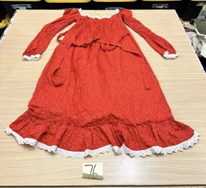Vintage 70er Jahre Tootique Prärie Kleid Bohemian REPARATURBEDÜRFTIG! - Bild 1 von 10