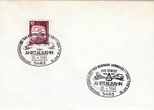 (07661) Germany Cover Trains Bad Neuenahr Ahrweiller 1980 - Picture 1 of 1