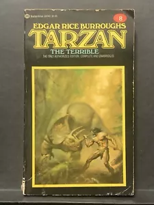 Edgar Rice Burroughs Tarzan The Terrible - #8 - Boris Vallejo Cover - 1976 - VG - Picture 1 of 2