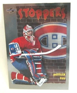 Patrick Roy 1995-96 Panini Score BLACK ICE Variant Parallel #324!Alavanche G HOF - Bild 1 von 2